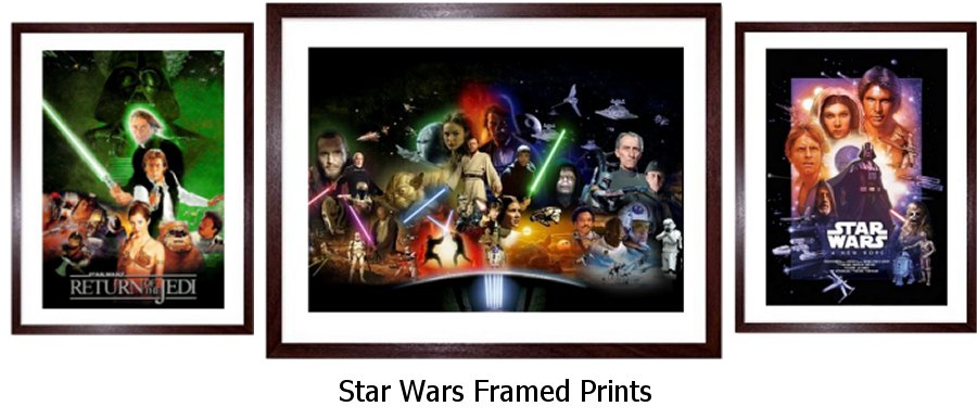 Star Wars  Framed Prints
